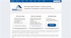 Desktop Screenshot of nextstepcapitalpartners.com